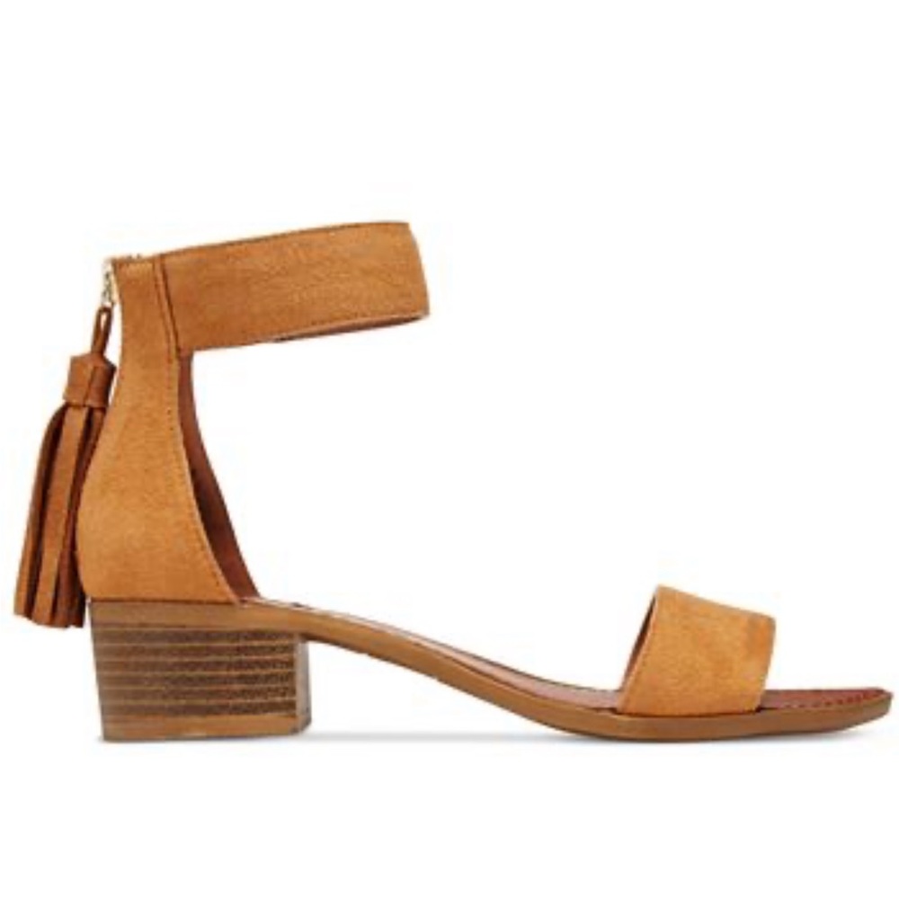 Rock & Candy by Zigi Sandals with Tassles - Camel sz 8-9